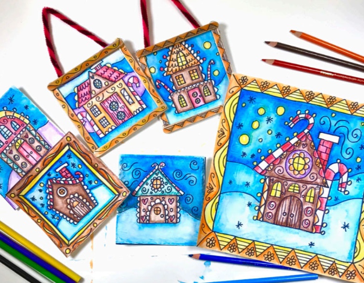 gingerbread art project