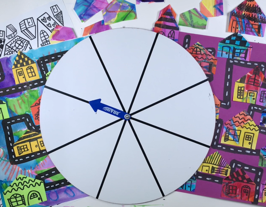 Blank spinner wheel