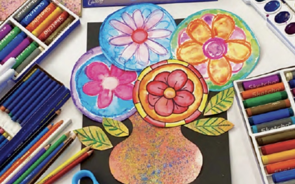 Art Project of flowers