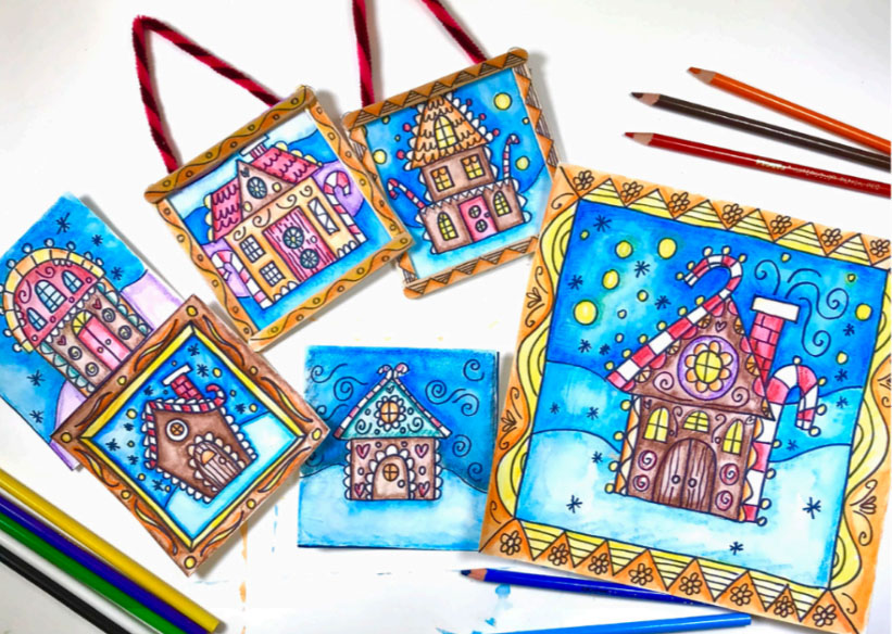 gingerbread art project