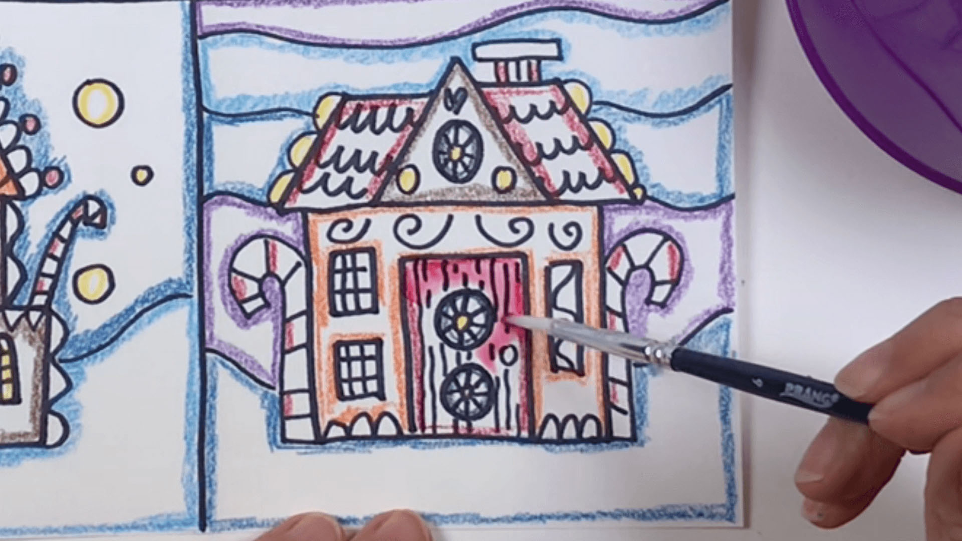 step 4 watercolor paintbrush