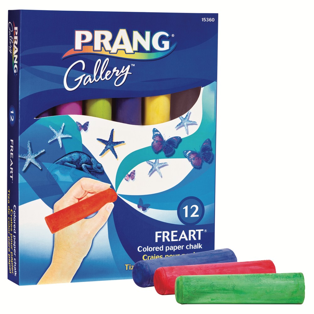 Prang Oval-16 Pan Watercolor Paint Set, 16 Assorted Colors, Refillable,  Includes Brush (16000)