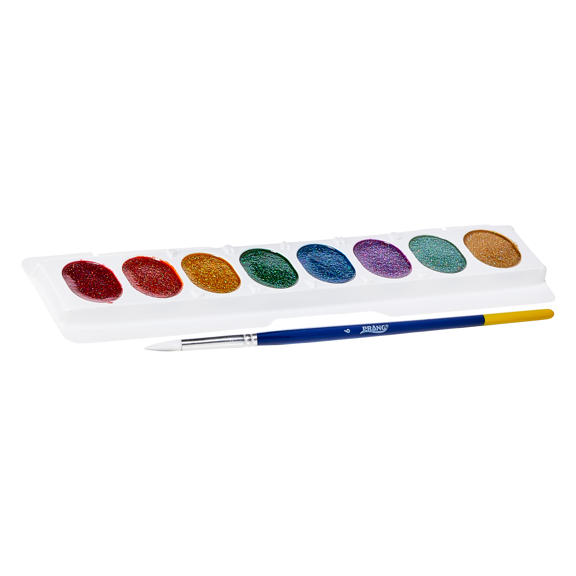 Prang Semi-Moist Washable Watercolor Paint Set Assorted Colors 8 Colors/Set  36