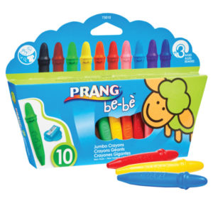16 Colors/Box Prang 00100 Crayons Made with Soy 