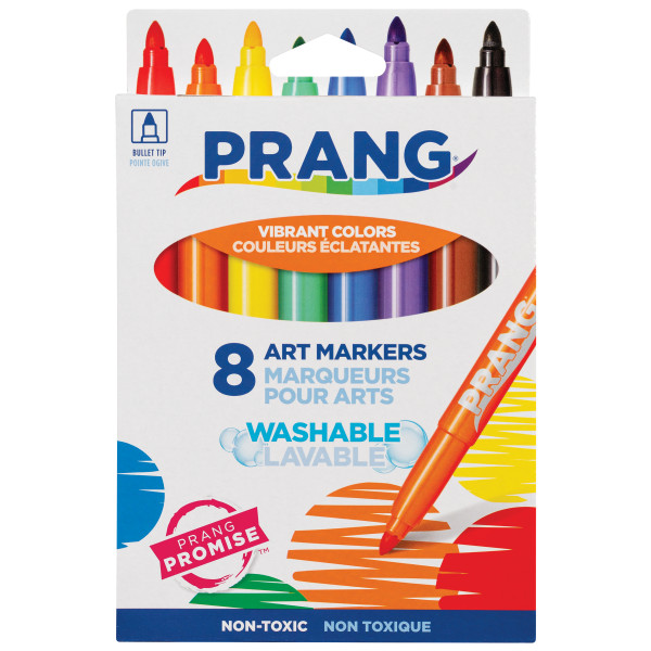  Prang Washable Semi-Moist 16 Classic Colors with 1 brush with  shaped pans provide 41% more paint : Toys & Games