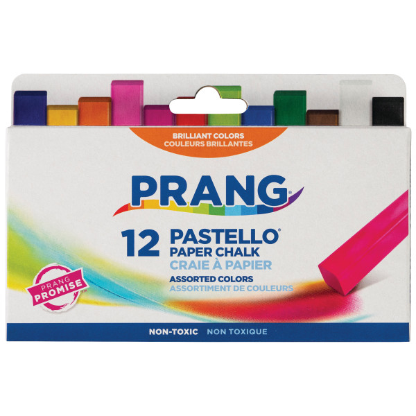 Pro Art Chalk Pastel Set, 12 Count (Pack of 1), Vivid Colors