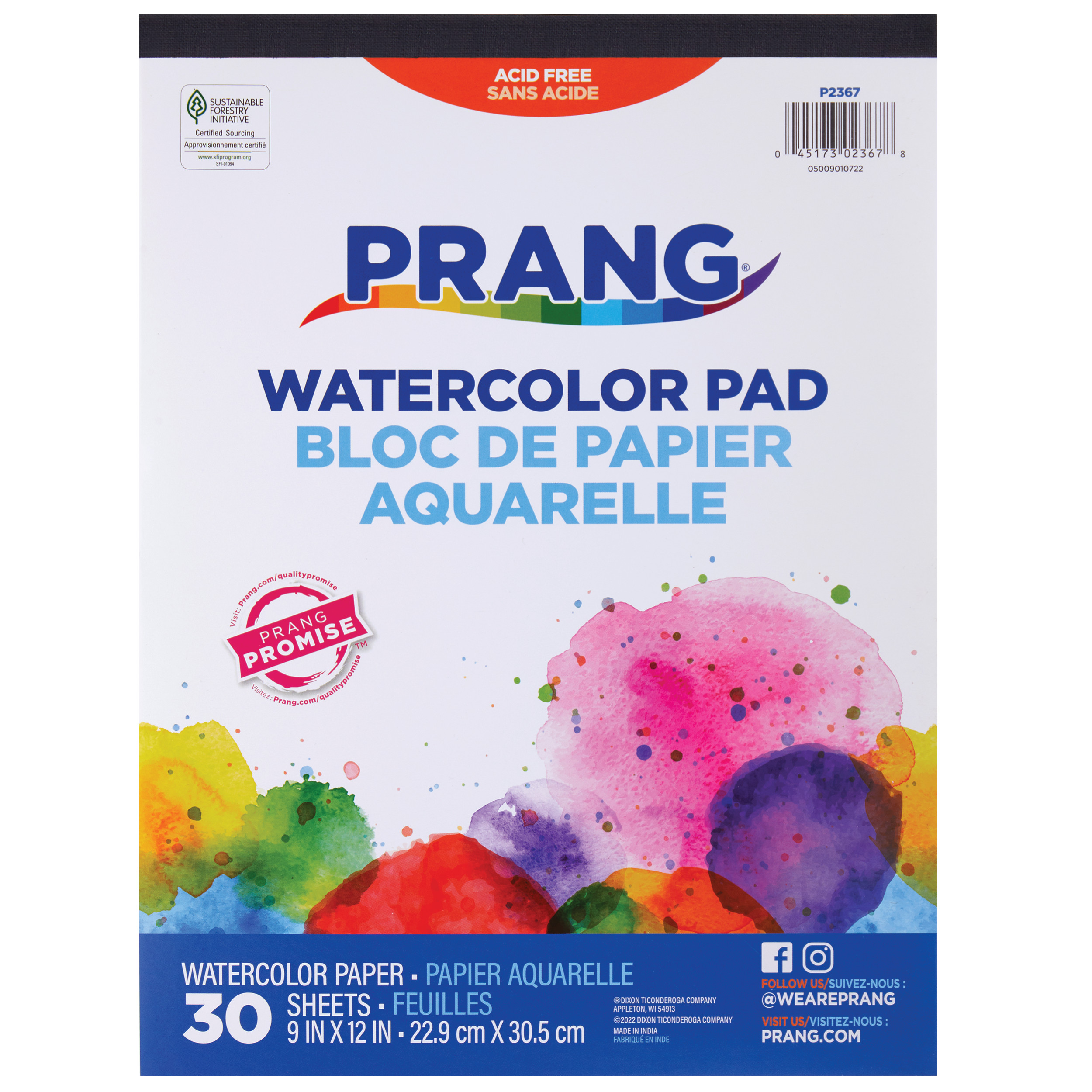 Watercolor Pad - Prang