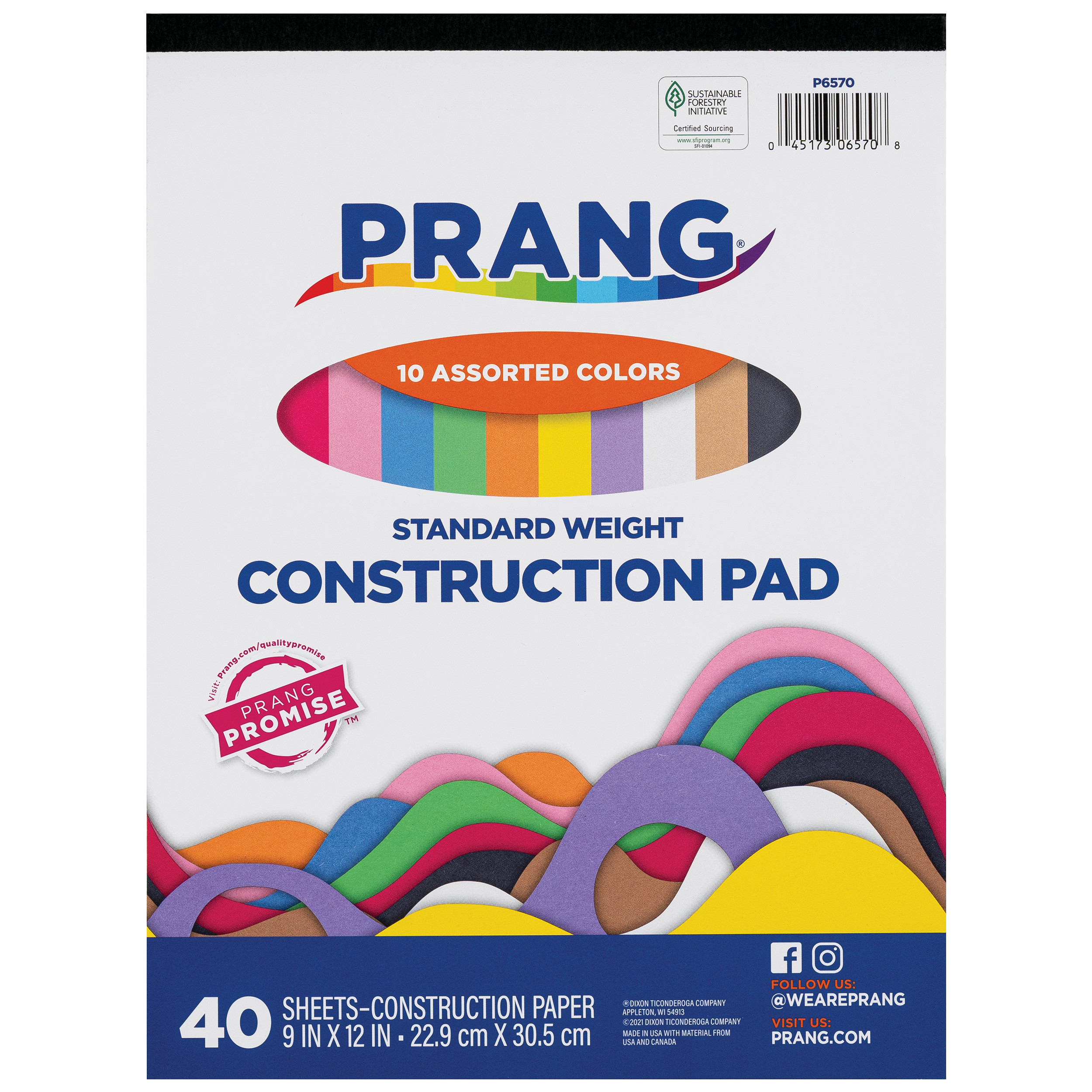 Standard Weight Construction Paper Pad - Prang