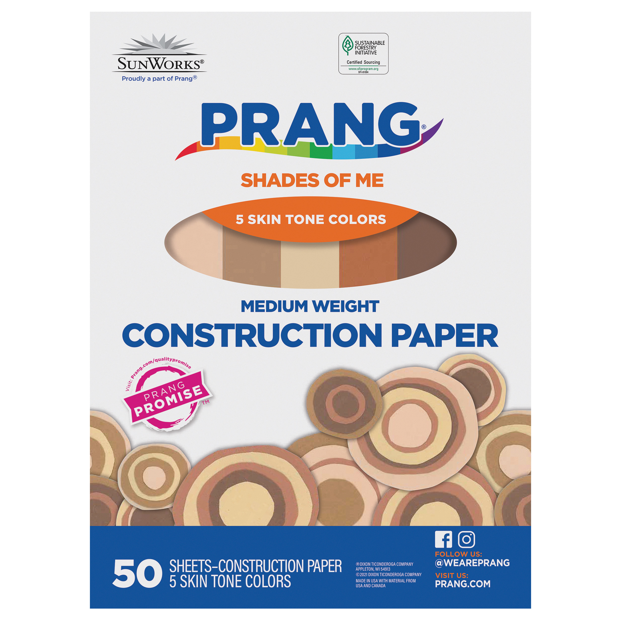 Prang (Formerly SunWorks) Construction Paper, Holiday Red, 12 x 18, 50  Sheets