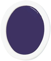 Blue violet oval watercolor pan refill