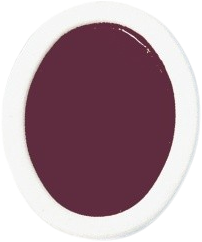 Red violet oval watercolor pan refill